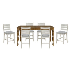 Wyatt Tan 7pc Dining Set