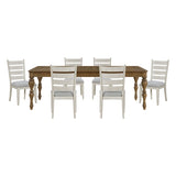 Wyatt Silver 7pc Dining Set