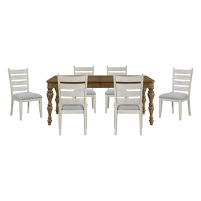 Wyatt Silver 7pc Dining Set