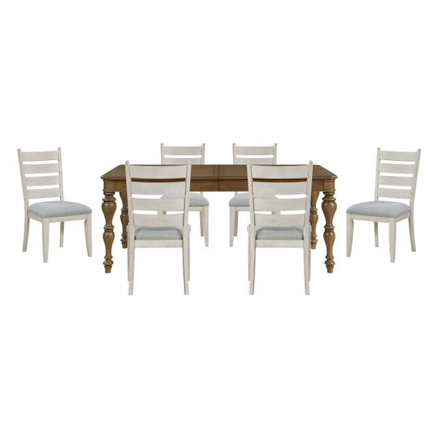 Wyatt Silver 7pc Dining Set