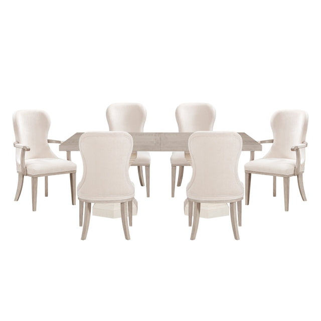 Lofton Beige 7pc Dining Set