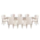 Lofton Beige 9pc Dining Set