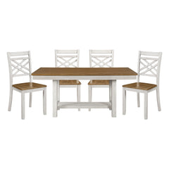 Tyler Tan 5pc Dining Set