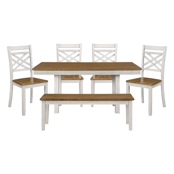 Tyler Tan 6pc Dining Set