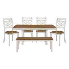 Tyler Tan 6pc Dining Set