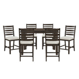 Victoria Gray 7pc Dining Set