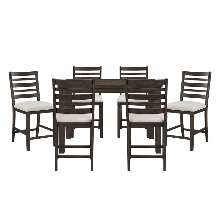 Victoria Gray 7pc Dining Set