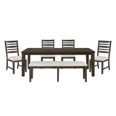Victoria Gray 6pc Dining Set