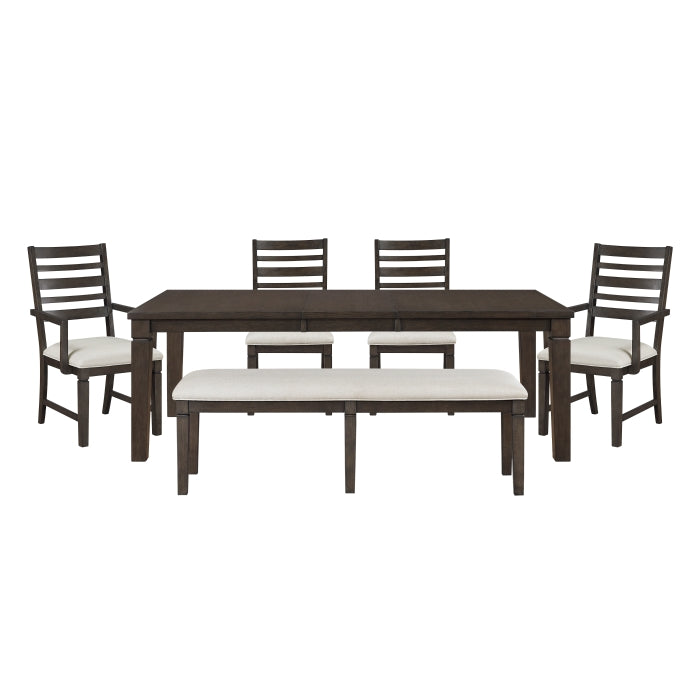 Victoria Gray 6pc Dining Set