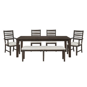 Victoria Gray 6pc Dining Set