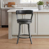 Foundry Black Swivel Counter Height Chair