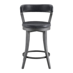 Foundry Black Swivel Counter Height Chair