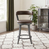 Foundry Brown Swivel Counter Height Chair