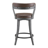 Foundry Brown Swivel Counter Height Chair