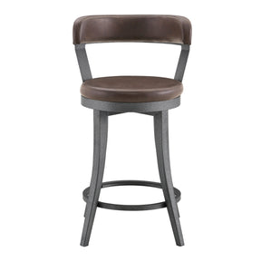 Foundry Brown Swivel Counter Height Chair