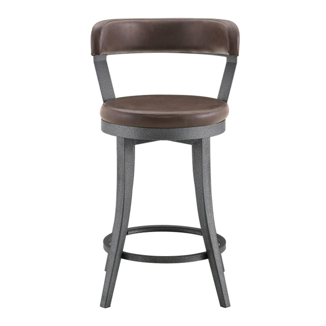 Foundry Brown Swivel Counter Height Chair