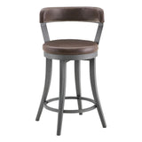 Foundry Brown Swivel Counter Height Chair