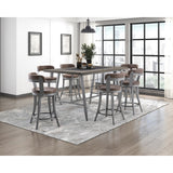 Foundry Brown Swivel Counter Height Chair