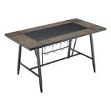Foundry Gray 7pc Dining Set