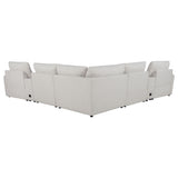 Valle Pearl 7-Piece L-shaped Power Reclining Sectional With Dual Consoles