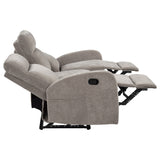 Hamilton Sand 2-Piece Chenille Manual Reclining Sofa Set