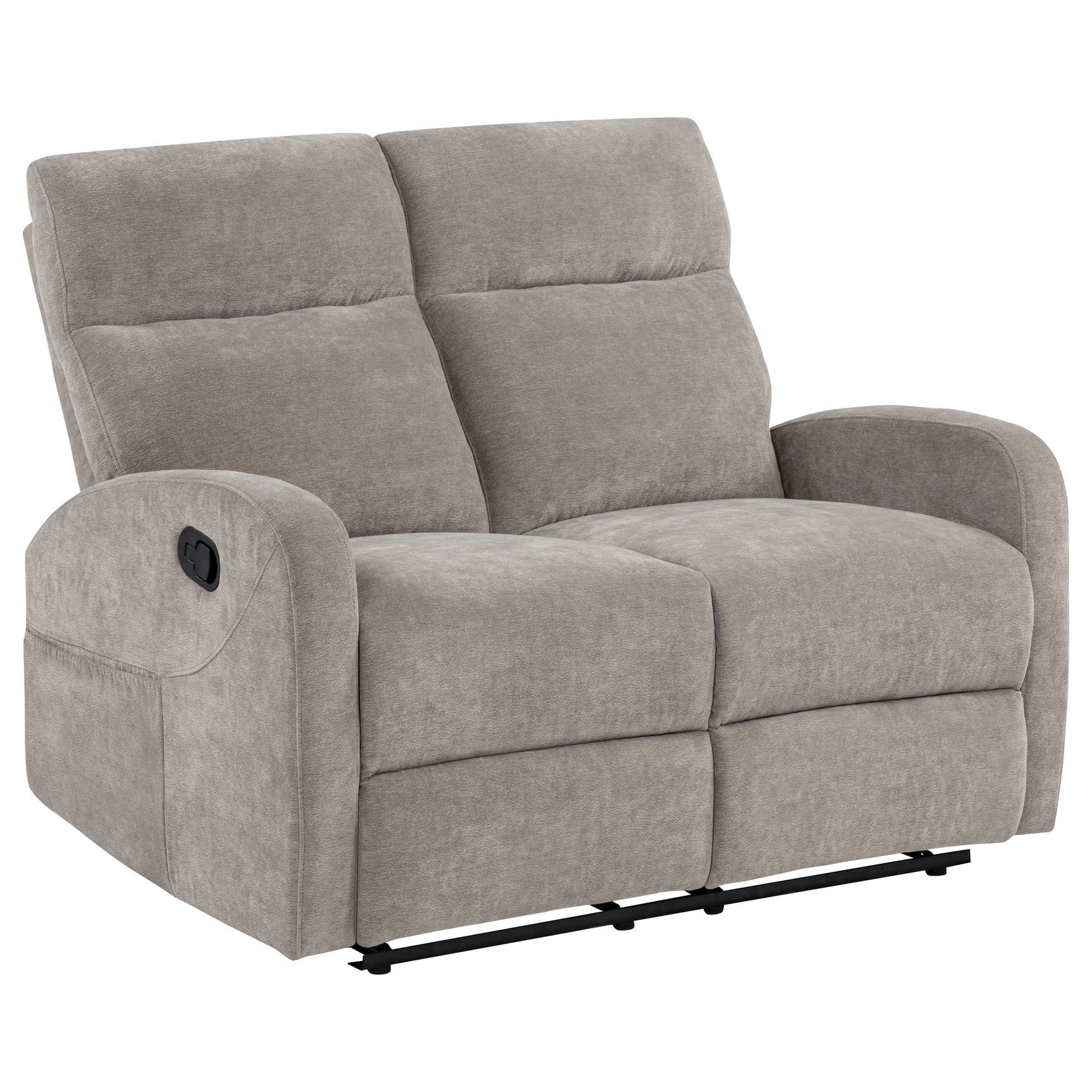 Hamilton Sand 2-Piece Chenille Manual Reclining Sofa Set