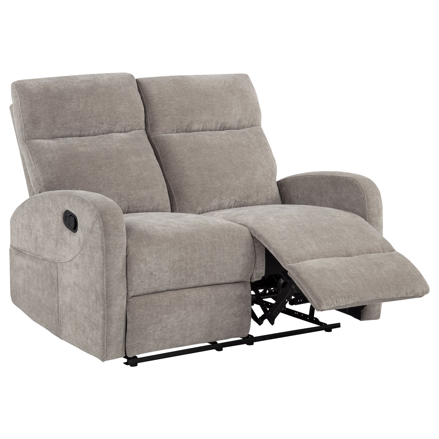 Hamilton Sand 2-Piece Chenille Manual Reclining Sofa Set