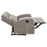 Hamilton Sand 2-Piece Chenille Manual Reclining Sofa Set