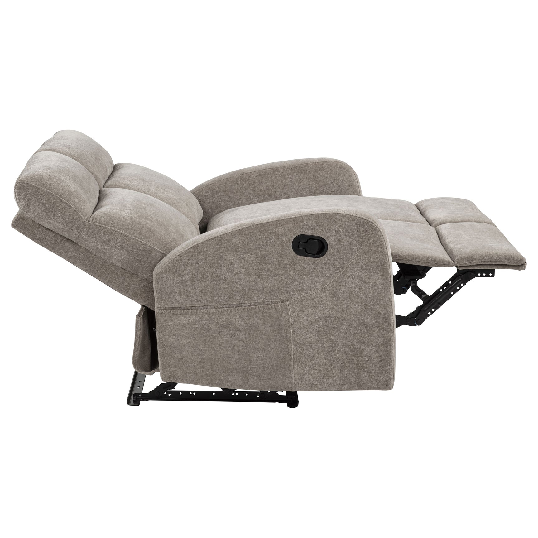 Hamilton Sand 2-Piece Chenille Manual Reclining Sofa Set