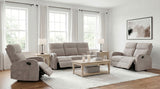 Hamilton Sand 3-Piece Chenille Manual Reclining Sofa Set