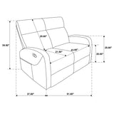 Hamilton Sand 3-Piece Chenille Manual Reclining Sofa Set