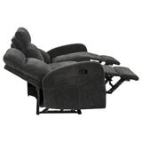 Hamilton Charcoal Grey 2-Piece Chenille Manual Reclining Sofa Set