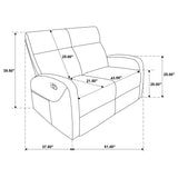 Hamilton Charcoal Grey 2-Piece Chenille Manual Reclining Sofa Set