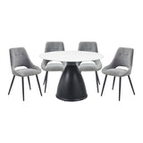 Thea Gray 5pc Dining Set