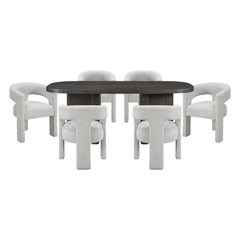 Marais Silver 6pc Dining Set
