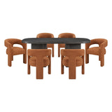Marais White 7pc Dining Set