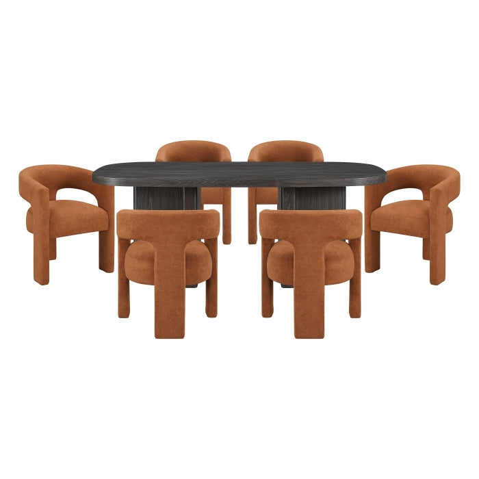 Marais White 7pc Dining Set