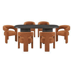 Marais White 7pc Dining Set