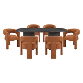 Marais White 7pc Dining Set