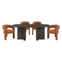 Marais Brown 5pc Dining Set
