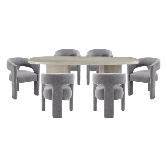 Marais Beige 6pc Dining Set