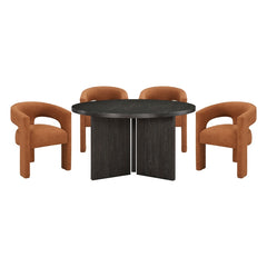 Marais Brown 5pc Dining Set