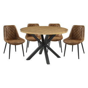 Strata Brown 5pc Dining Set