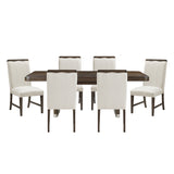 Clara Silver 7pc Dining Set