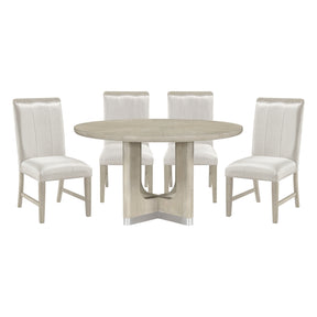 Clara Beige 5pc Bedroom Set