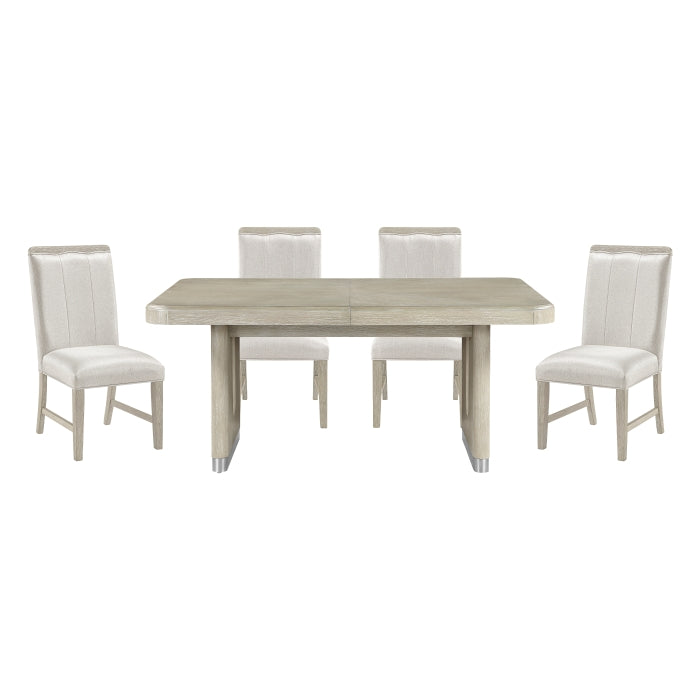 Clara Beige 5pc Dining Set
