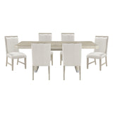 Clara Beige 7pc Dining Set