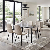 Metropolitan White Side Chair