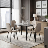 Metropolitan White Side Chair