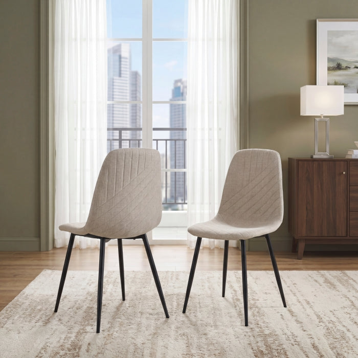 Metropolitan White Side Chair